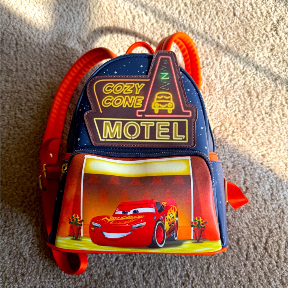 Disney Pixar Loungefly, Cars, Cozy Cone Motel, Glow in theDark Feature, BrandNew